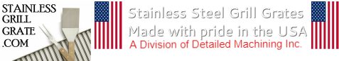 Custom Sized Stainless Steel Grill Grates